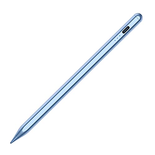 Stylus Pen for iPad 6th-11th Generation, 10 Mins Fast Charge Apple Pencil Compatible with 2018-2025 iPads Pencil, Apple Pen for iPad Pro 11"/12.9"/M4, Air 3/4/5/M2/M3, Mini 5/6 Gen, Blue - color: Blue