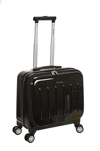 Rockland Revolution Hardside Rolling Computer Case, Carry-On, Black - color: Black