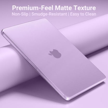 MOSISO Compatible with MacBook Neo Case 13 inch 2026 A3404 A18 Pro Chip | 4 in 1 Kit Ultra-Thin Exact-Fit Scratches&Fingerprints Resistant Protective Hard Shell Matte Case Cover, Purple - color: Purple