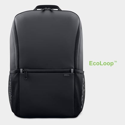 Dell 14-16 EcoLoop Essential Backpack 14-16 - CP3724 - Lightweight, Two Mesh Side Pockets, Built-in Accessories Organizer, Dedicated Padded Laptop Sleeve - Black - color: Black 14-16"