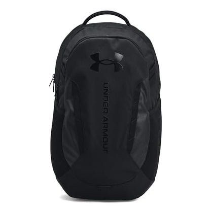 Under Armour Unisex-Adult Hustle 6.0 Backpack, (003) Black/Black/Black, One Size Fits Most - color: (003) Black / Black / Black, size: One Size