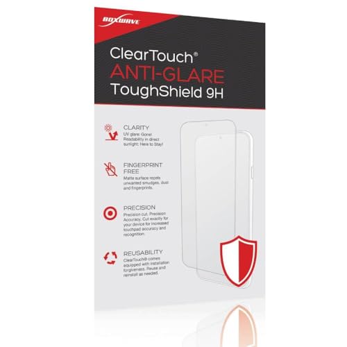BoxWave Screen Protector Compatible with Acer Chromebook 15 (CB515) (15.6 in) - ClearTouch Anti-Glare ToughShield 9H (2-Pack), Anti-Glare 9H Tough Flexible Film Screen Protector - color: Anti-Glare ToughShield 9H