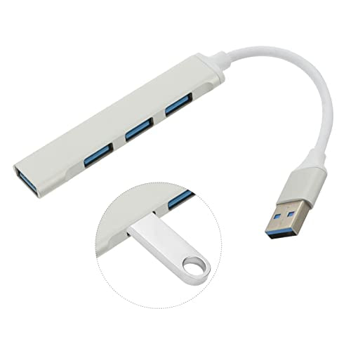 jojofuny Laptop USB Hub Slim c Device USB Splitter Dongles 4 Port USB Hub Multi-Port USB Hub