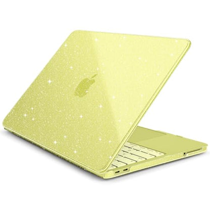 Batianda StarryMist Case for MacBook Neo 13 Inch 2026, Starry Citrus | 4-in-1 Bundle Subtle Glitter Mist Finish, Slim Lightweight Shell, Everyday Protection for MacBook Neo 13 Inch Model A3404 - color: Glitter‌ Citrus