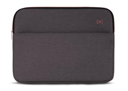 Speck Transfer Pro-Pocket Universal 15-16 Inch Laptop Sleeve with Front Pocket - Durable Protective Case for Laptops and Tablets - Compatible with MacBook Computers - Cloudy Grey/Rose Gold - color: Cloudy Grey/Rose Gold