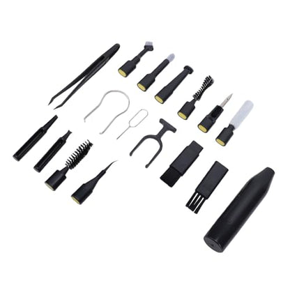 Electronic Cleaning Brush Kit 22-in-1 Professional Cleaning Tools with Brush Tweezers Key Puller Lens Eraser for PC Laptop Keyboard Phone Camera DSLR Screen