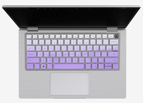 CaseBuy Keyboard Cover for Dell Latitude 7440 7430 7420 7410 14, Dell Latitude 3440 5440 5430 5431 5420, Dell Latitude 14 9420 9430, Dell Latitude 9510 9520 7520 15.6" Laptop -Ombre Purple - color: Ombre Purple