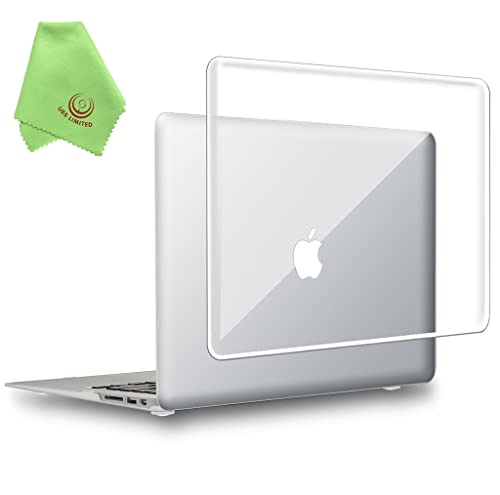UESWILL Compatible with MacBook Air 11 inch Model A1370 A1465 Glossy Crystal Clear Transparent Hard Shell Case Cover, Clear - color: Crystal Clear, size: MacBook Air 11"