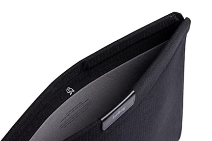 Bellroy Laptop Sleeve, 14-inch Case, Compatible with MacBook - Black | Slim protective case with a magnetic closure that fits a 14-inch laptop or MacBook - color: Black