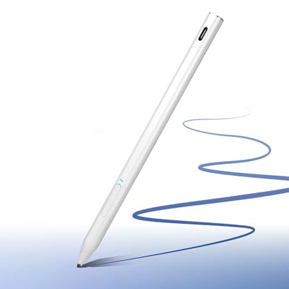 Rechargeable MPP 2.0 Tilt Pen for HP 2-in-1 Touchscreen Laptops,Genuine Digital Stylus Pen for HP Envy X360/Pavilion X360/Spectre X360 with 4096 Pressure Sensitivity and Palm Rejection,White - color: White