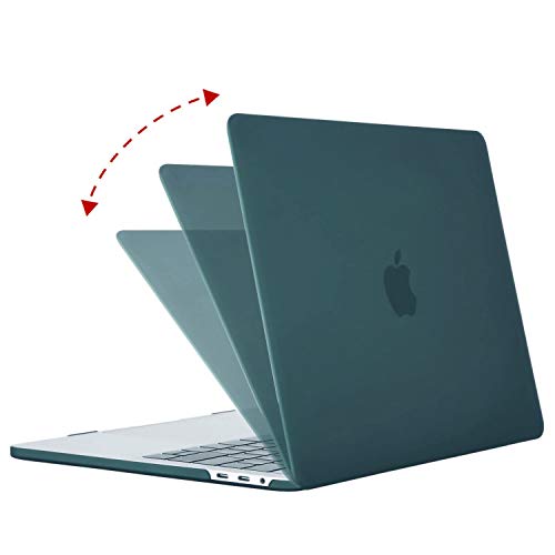 MOSISO Compatible with MacBook Pro 13 inch Case M2 M1, Deep Teal | Plastic Hard Shell Case Cover 2026-2016A2338 A2251 A2289 A2159 A1989 A1708 A1706 with/without Touch Bar - color: Deep Teal