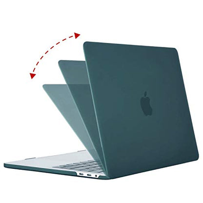 MOSISO Compatible with MacBook Pro 13 inch Case M2 M1, Deep Teal | Plastic Hard Shell Case Cover 2026-2016A2338 A2251 A2289 A2159 A1989 A1708 A1706 with/without Touch Bar - color: Deep Teal