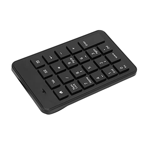 Numeric Keypad Ergonomic Design Low Noise USB Connection for Data Entry and Accounting, for Laptops and Desktops