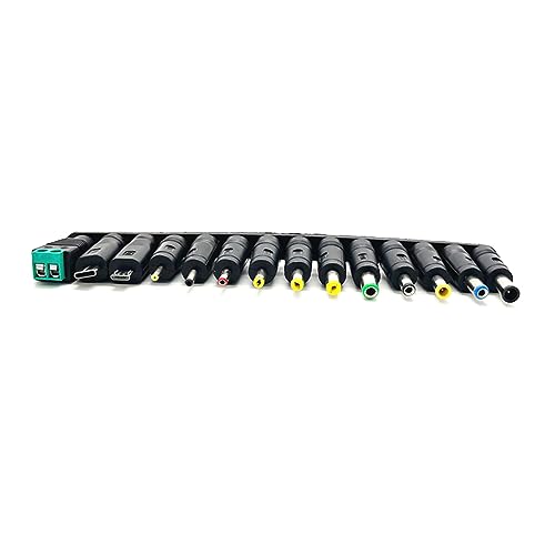 Female to Male Power Adapter Tips Connector for Phone Laptop Charging Power Supply Plug Jacks Sets 5.5x2.1mm