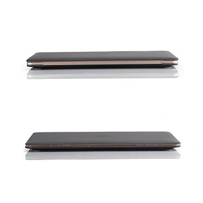 RUBAN Case Compatible with MacBook 12 Inch A1534 - Slim Snap On Hard Shell Protective Cover and Keyboard Cover, Grey - color: Grey