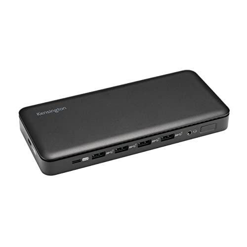Kensington Triple Display USB-C Docking Station with 100W PD for Dell, HP, Lenovo, Acer, ASUS, Razer, Surface (Black) | 100W power delivery, compatible with Dell, HP, Lenovo, Acer, ASUS, Razer, Surface laptops - style: USB-C Triple Display 100W