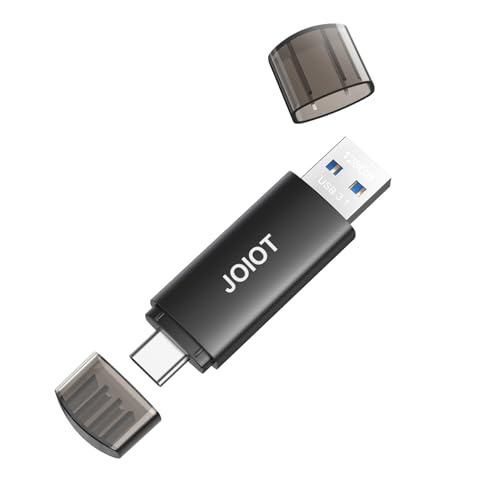 128GB USB C Flash Drive Dual USB 3.1 Flash Drive Type C + USB A Portable Type-C Flash Drive 2-in-1 USB-C Thumb Drive for Smartphone Tablet Computer Mac iPhone 15 Black - size: 128 GB (USB 3.1), style: 1 Pack
