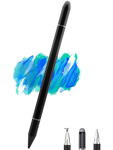 3 in 1 Universal Stylus Pen for Touchscreen,High Sensitivity&HighPrecision | Metal Barrel, No Bluetooth,No Charging Capacitive Stylus Pen for iPad/Nintendo Switch/iPhone/Android/Samsung/Tablets-Black - color: Green