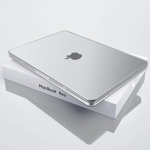 Soonjet Invisible Armor for MacBook Neo Case 13 inch 2026 Mac Laptop Cover | Ultra Thin & Light, Anti Fingerprint, Scratch Resistant, Protective Hard Shell, Clear Matte Finish A3404, Easy Snap-on - color: Matte Clear