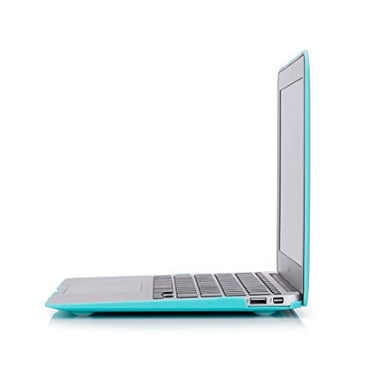 RUBAN Case for MacBook Air 13 Inch (Models: A1369 & A1466, Older Version 2010-2017 Release), Slim Snap On Hard Shell Protective Cover and Keyboard Cover, Turquoise - color: Turquoise