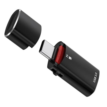 xiwai 10Gbps Type-C USB-C to USB 3.0 Female OTG & Micro-SD TF Card Reader Adapter for Phone Laptop Tablet