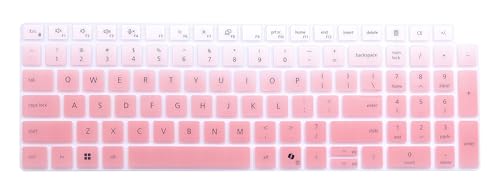 Silicone Keyboard Skin Compatible for Dell Pro 16 / Pro 16 Plus/Pro Max 16 PB16250 PB16255 PC16250 PC16255 MC16250 MC16255 16" & Dell Pro Max 18 Plus MB18250 18" - NOT for DA16250 (Ombre Pink) - color: Ombre PInk, size: compatible for Pro 16