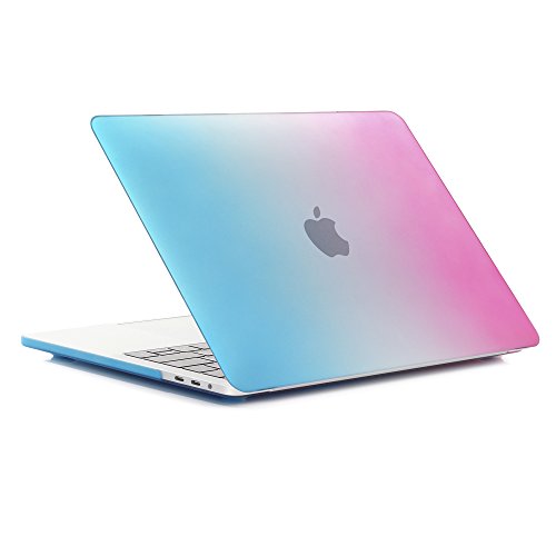 Se7enline for MacBook Pro 13 inch Case M2/M1 2026-2020 A2338,Rainbow | Hard Shell Laptop Case Washable Keyboard Cover Skin Anti-Scratch Anti-Drop Heat Dissipation Full Port Access Slim Lightweight - color: Rainbow