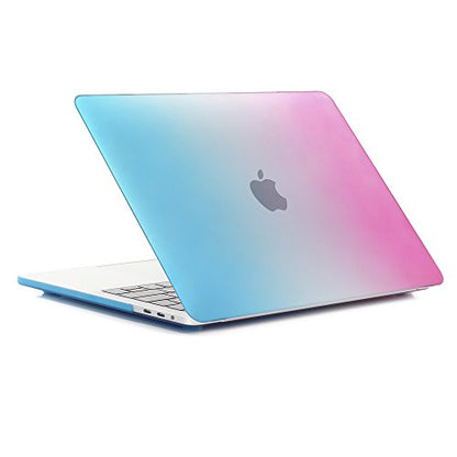 Se7enline for MacBook Pro 13 inch Case M2/M1 2026-2020 A2338,Rainbow | Hard Shell Laptop Case Washable Keyboard Cover Skin Anti-Scratch Anti-Drop Heat Dissipation Full Port Access Slim Lightweight - color: Rainbow