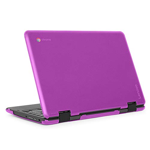 mCover Case Compatible for 2019~2021 11.6" Lenovo 300E 2nd Gen Chromebok & Windows 2-in-1 Laptop Computers ONLY (NOT Fitting Any Other Lenovo Models) - Purple - color: Purple