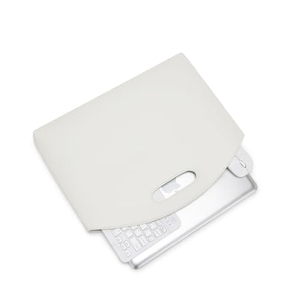 Official Document Computer Bag Stylishly Sleek with Multiple Compartments and Easy to Carry Design - color: Off-white/Pu