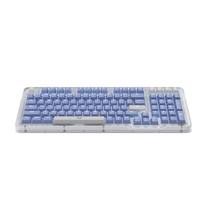 Logitech Alto Keys K98M Wireless Mechanical Gasket Keyboard - Lilac | Customizable, clicky, vibration absorbing gasket, white backlit keys, Bluetooth, USB-C charging, for PC, Mac, Laptops - color: Lilac