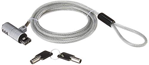 USB Cable Lock – CTA USB 3.0 Galvanized Steel Security Cable Lock for MacBook Air and MacBook Pro with USB Type A Port – Master Key Compatible, Secure Lock-and-Key System (LT-PL)
