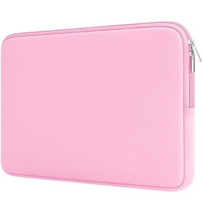 RAINYEAR 13.3 Inch Laptop Sleeve Case Soft Lining Padded Cover, Pink | Protective Slim Laptop Sleeve Cover Bag for 13.3 Inch Notebook Computer Chromebook 14 inch MacBook Pro/Max M1 M2 M3 M4 M5 - color: Pink(upgraded Version), size: 13"-13.3"