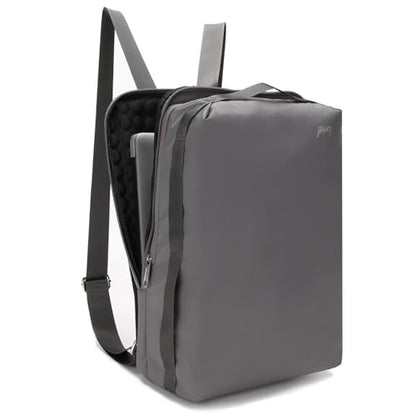 BESMART Waterproof Laptop Backpack 17.3 Inch Shockproof Computer Bag for Men & Women, Lightweight Casual Daypack (GREY) - color: Grey