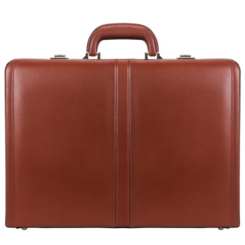 McKlein HARPER, Leather 4.5" Expandable Laptop/Computer & Tablet Business Briefcase Attaché Bag, Men Women Laptop Briefcase, Laptop Compartment bag, Tablet Pocket bag, Business Bags, Travel Cases