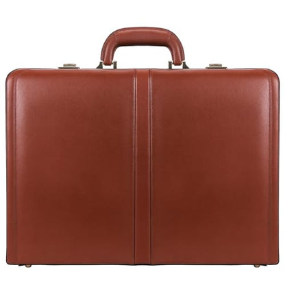 McKlein HARPER, Leather 4.5" Expandable Laptop/Computer & Tablet Business Briefcase Attaché Bag, Men Women Laptop Briefcase, Laptop Compartment bag, Tablet Pocket bag, Business Bags, Travel Cases