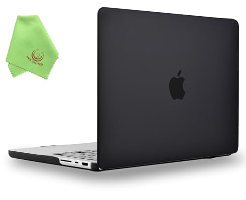 UESWILL Compatible with MacBook Pro 14 inch Case 2026-2021 Release with M1 M2 M3 M4 M5 Pro/Max Chip & Touch ID, Matte Hard Shell Protective Cover, Black - color: Black, size: MacBook Pro 14" (M1 M2 M3 M4 M5)