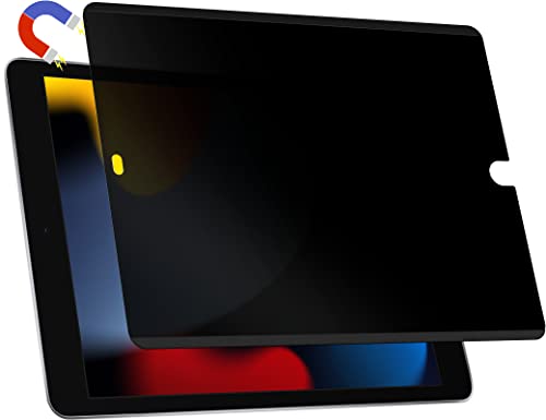 Mamol Magnetic iPad 10.2 Privacy Screen Protector for Apple iPad 10.2" 9th/8th/7th Generation 2021/2020/2019, Removable&Reusable Anti Blue Light Glare Spy Privacy Filter for iPad 10.2 Inch, High - size: iPad 10.2"