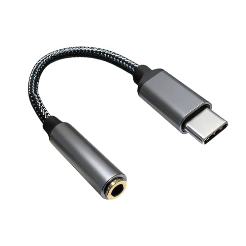 USB-C to 3.5mm Headphone Jack Adapter,Type-C to Aux Audio Female Adapter