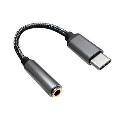 USB-C to 3.5mm Headphone Jack Adapter,Type-C to Aux Audio Female Adapter