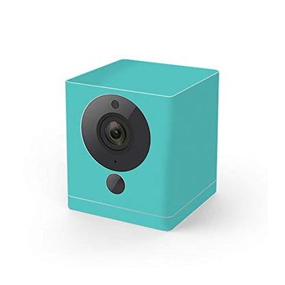 MightySkins Skin Compatible with Wyze Cam V2 - Solid Turquoise | Protective, Durable, and Unique Vinyl Decal wrap Cover | Easy to Apply, Remove, and Change Styles | Made in The USA - color: Turquoise