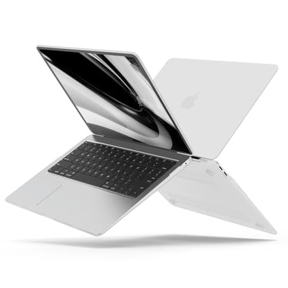 B BELK for MacBook Air 13 inch Case M1 2021 2020-2018 A2337 A2179 A1932 | Matte Plastic Laptop Hard Shell for MacBook Air 13.3 inch Case with Keyboard Cover & Screen Protector, Frost Clear - color: Frost Clear