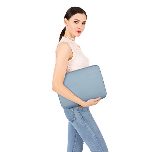 MOSISO Laptop Case 13.3 inch, 13-13.3 inch Laptop Sleeve with Small Case | Compatible with MacBook Air/Pro 13/Pro 14 M5 M4 M3 M2 M1, HP Dell ASUS Lenovo, Neoprene Computer Sleeve Bag, Airy Blue - color: Airy Blue, size: 13.3 inch
