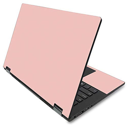 MightySkins Skin for Lenovo Flex 14" (2019 No Fingerprint Scanner) - Solid Blush | Protective, Durable, and Unique Vinyl Decal wrap Cover | Easy to Apply, Remove, and Change Styles | Made in The USA