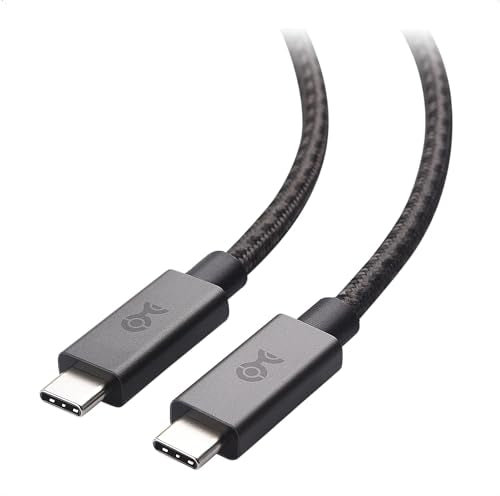 Cable Matters Braided Long USB C Cable, Up to 100W Charging, 10ft, Gary | 480Mbps Data, No Video Support, USB C Charger Cable, Compatible with MacBook Pro, PS5 Controller