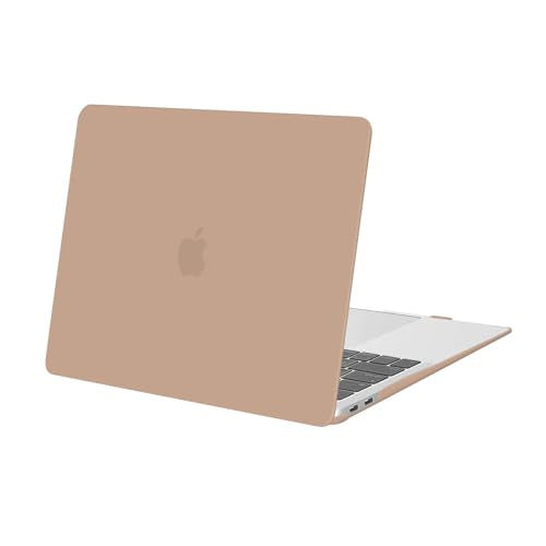 MOSISO Compatible with MacBook Air 13 inch Case M1 2022-2018 | Touch ID Plastic Hard Shell Cover Compatible with MacBook Air 13.3 inch Case, A2337 M1 A2179 A1932, Bronze Brown - color: Bronze Brown
