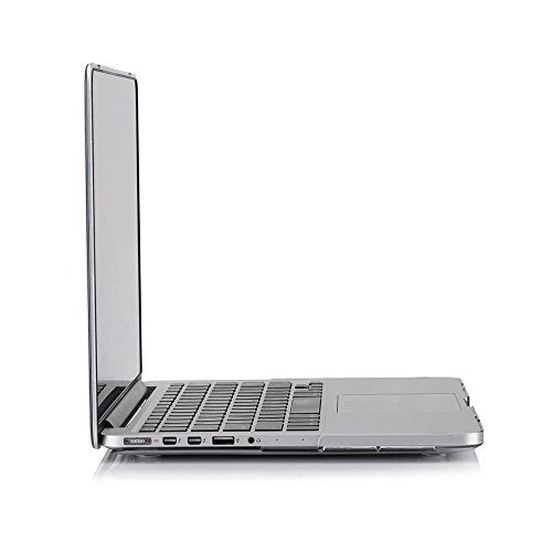 RUBAN Case Compatible with MacBook Pro 13 inch 2015 2014 2013 2012 (A1502 & A1425 Models), Plastic Hard Shell Case & Keyboard Cover for Old Version MacBook Pro Retina 13 Inch, Clear - color: Crystal Clear