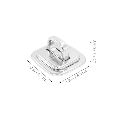 Homoyoyo 4pcs Laptop Security Anchor Base Plate for -Theft Cable Locks Design for Various Models Stable and Secure Laptop Locking for Office Study and Travel