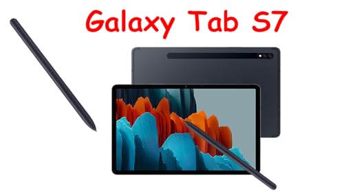 Galaxy Tab S7 Stylus Pen Replacement for Samsung Galaxy Tab S7, Tab S7+ Plus, Tab S7 FE, S8, S8+, S8 Ultra S Pen Stylus+ Tips/Nibs (Black Pen) - color: Black