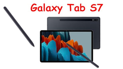 Galaxy Tab S7 Stylus Pen Replacement for Samsung Galaxy Tab S7, Tab S7+ Plus, Tab S7 FE, S8, S8+, S8 Ultra S Pen Stylus+ Tips/Nibs (Black Pen) - color: Black